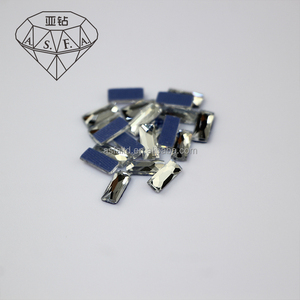 ASFA02 Strass thermocollants en forme de grille, 3*7 MM, pour machine à thermocoller, pour la décoration de vêtements en cristal thermocollant - Product Image 4