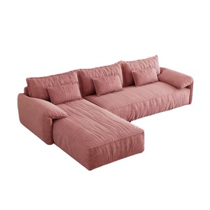 Prodotti di vendita caldi: moderna <span class=keywords><strong>e</strong></span> minimalista piccola famiglia crema bambola tessuto soggiorno divano, modulare Lazy Lounge Chair mobili - Product Image 4