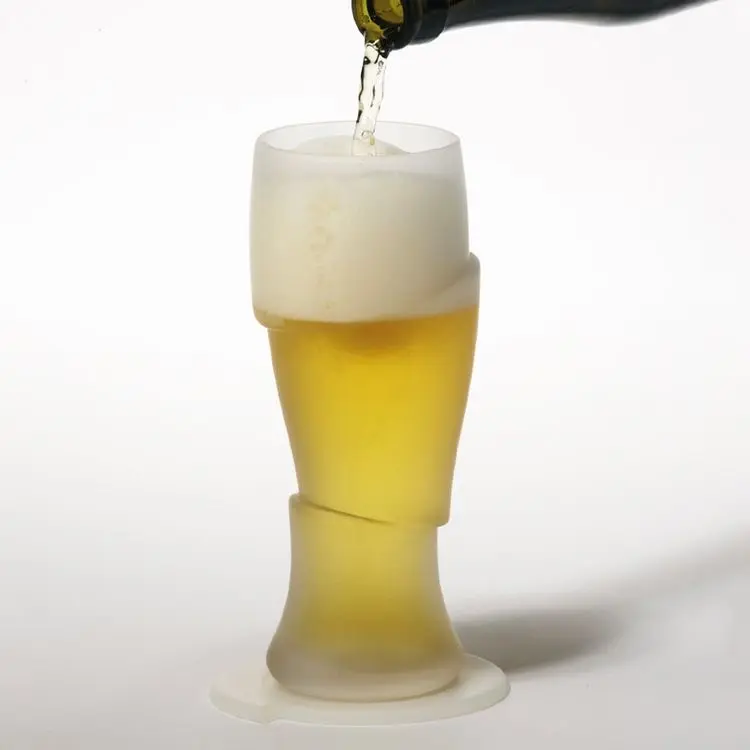 ABT Handmade custom Sliced Cold beer Glass
