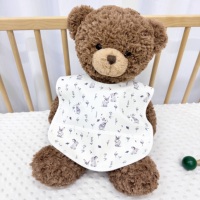 Bavoir imperméable pour bébé, grande poche, matériau PU, anti-salissure, pour nourrissons, tout-petits, garçons et filles