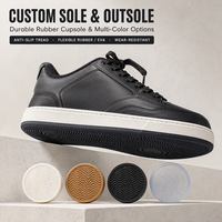 Sneakers Classiche Basse in Pelle Microfibra Triple White Black Morbide Traspiranti di Tendenza Moda con Rialzo Interno per Camminata