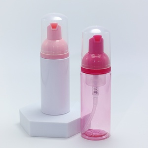 30ml 50ml Empty Facial Foaming Pink God Plastic Lash Shampoo <b>Bottles</b> Eyelash Extension Soap Foam Pump Cleanser Set Foam <b>Bottle</b> - Product Image 4
