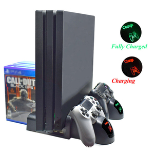 3 in 1 P4/Slim/Pro Video Console Multifuncional Cooling Holder Stander <strong>Charging</strong> <strong>Dock</strong> <strong>for</strong> P4 Game <strong>Controller</strong> Gaming Accessories - Product Image 4