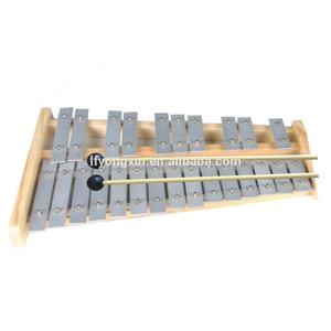 Glockenspiel xilófono productos chinos <span class=keywords><strong>de</strong></span> calidad bebé niños percusión instrumentos musicales 32 teclas metalófono con estante <span class=keywords><strong>de</strong></span> metal - Product Image 1