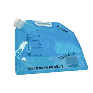 Bolsa de Plástico PE de Seguridad de 5L con Boquilla, a Prueba de Fugas, Portátil, para Agua Mineral, Cerveza, Champaña, Vodka, Jugo - Product Image 1