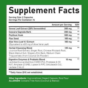 Suplemento de Extracto de Hoja de Aloe Vera de Alta Potencia, Cápsulas para Limpiar el Colon y Estimular el Tránsito Intestinal, Apoyo a la Inmunidad - Product Image 2