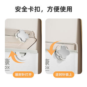 Salgın önleme öğle yemeği kutuları için taşınabilir büyük kapasiteli çok katmanlı ev tıbbi depolama ilaç kutusu - Product Image 4