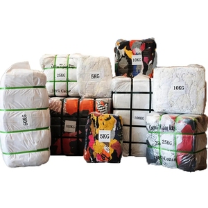 Campione gratuito misto riciclato taglio T-Shirt scarti di stoffa stracci per pulire rottami di tessuto di <span class=keywords><strong>cotone</strong></span> 10Kg 5Kg De Trapo Industrial - Product Image 6