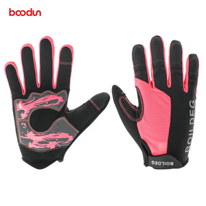 BaoDun Cycling Gloves <b>Long</b> Finger Breathable Silicone Non <b>Slip</b> Shock Absorbing For Road Mountain Bike Unisex Microfiber - Product Image 3