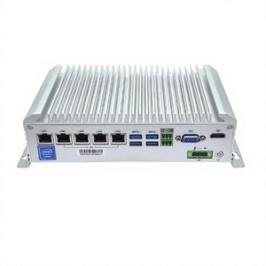 Mini PC industriel sans ventilateur Intel I3-6100U, ordinateur embarqué avec 5 ports LAN en option, 4 ports PoE, large plage de température, certifié CE RoHS, pour l'automatisation et les applications frontalières - Product Image 2
