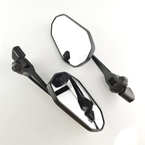 Espejo Retrovisor para Motocicleta Qiangye, Negro, Ajustable, Universal, Pieza de Modificación - Product Image 2