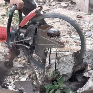 Scie à anneau diamantée soudée <span class=keywords><strong>au</strong></span> <span class=keywords><strong>laser</strong></span> pour la coupe de béton en acier Scie à anneau à moteur sans balais pour béton portable - Product Image 2