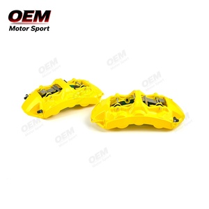 Kit de Mejora de Frenos Grandes de Cerámica de Carbono para Audi Q5/SQ5-8, Pinzas de Pistón de Repuesto OEM, Alto Rendimiento, Amarillo GT6+GT4 - Product Image 4