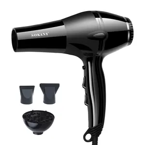 Premium Brand Sokany Professional Ionic Blow with Diffuser Quiet and Lightweight Salon-Grade Hair Dryer