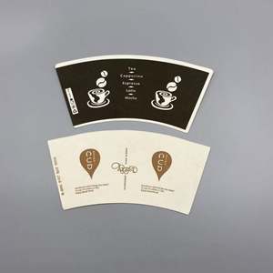 Feuille d'impression personnalisée en rouleau pour gobelets à café en papier simple couche imprimés sur mesure - Product Image 1