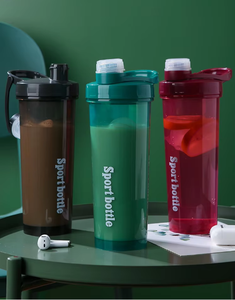 Cấp thực phẩm BPA-free xách tay Protein Shaker Ấm đun nước bằng nhựa với máy ép trái cây - Product Image 1