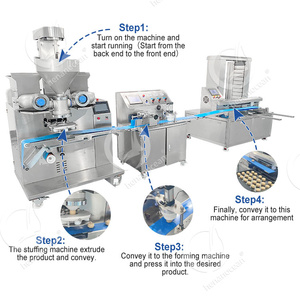 OCEAN Machine automatique à gâteau de lune Maamoul Date Cookie <span class=keywords><strong>Kuba</strong></span> Make Encrust Falafel Ligne complète - Product Image 2