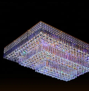 Zeal Lighting Moderno hotel restaurante decorar montaje en superficie gran luz de techo de cristal de lujo - Product Image 5