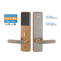 Cerradura Inteligente RFID de Alta Gama para Puertas de Hotel, Cerradura Electrónica para Habitaciones de Hotel con Sistema de Software Gratuito