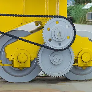 Professional Crane Components Supplier Travelling Crane Cast Forging Steel Wheel Overhead Crane Wheel