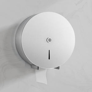 안티 녹 Lockabke 대용량 벽걸이 형 304 스테인레스 스틸 점보 화장지 타월 디스펜서 - Product Image 1