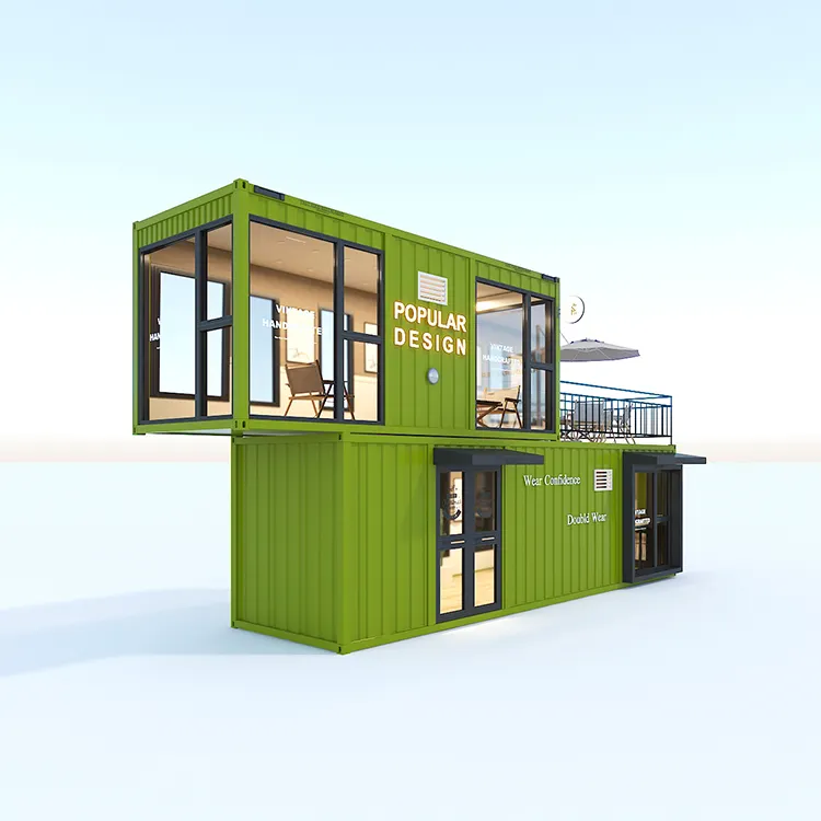 Mode Mini 10Ft Shop container Restaurant Modifizierte Versand behälter Coffee Shop Kiosk Bar Zum Verkauf Wohn mobil