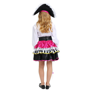 Halloween Cosplay Piratas del Caribe Niñas Cosplay fiesta <span class=keywords><strong>Pirata</strong></span> Disfraces - Product Image 4