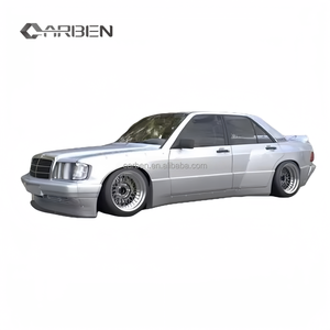 Kit de carrocería Rocket con guardabarros anchos, difusor delantero y faldones laterales, apto para <span class=keywords><strong>Mercedes</strong></span>-Benz <span class=keywords><strong>Clase</strong></span> <span class=keywords><strong>C</strong></span> W201 <span class=keywords><strong>190</strong></span> - Product Image 2