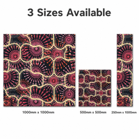 Lebendige Magenta-Gold Teppichfliesen aus Nylon mit Modernem Geometrischem Design für Einzelhandel, Boutiquen und Lobbybereiche - Modulares Bodenbelagssystem