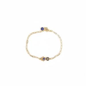 สร้อยข้อมือแฟชั่นทองเหลืองแท้มีเสน่ห์ - Product Image 2