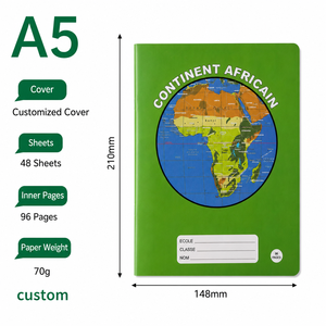 Carnet d'exercices africain en gros pour étudiants, agrafé, réglure Seyès, logo personnalisé, pour usage scolaire, fabricant de cahiers d'exercices - Product Image 2