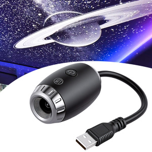 Luce USB a Proiezione Stellare per Auto, Lampada LED per Atmosfera Interna con Proiezione Completa di Stelle, Illuminazione Decorativa Notturna per Auto - Product Image 1