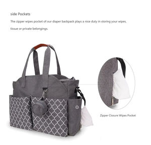 Tas Organizer Bayi Multifungsi Tahan Air, Kapasitas Besar, Bahan Polyester Awet untuk Perlengkapan Bayi, Tas Popok dan Kereta Dorong - Product Image 6