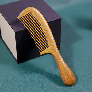 Sandalwood Massage <b>Comb</b> <b>Wide</b> Tooth Wooden Hair <b>Comb</b> For Long Hair Women Home Use 15-20CM - Product Image 3