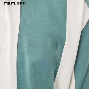 Chemise de rugby haut de gamme en coton tricoté léger pour l'été, décontractée, boutonnée, unie, respirante, à manches longues, personnalisation haut de gamme OEM ODM - Product Image 3
