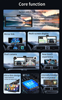 Monitor de Coche con Pantalla IPS de 11.26 Pulgadas, Doble Lente 4K, CarPlay Inalámbrico y Android Auto, con Logotipo Personalizado OEM de Fábrica