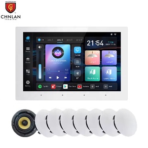 Nuevo <span class=keywords><strong>Amplificador</strong></span> <span class=keywords><strong>de</strong></span> Pared Android <span class=keywords><strong>de</strong></span> 8 Pulgadas, 32G, 4 Zonas, Airplay, DLNA, <span class=keywords><strong>WiFi</strong></span>, Teclado Táctil, Alto Rendimiento, <span class=keywords><strong>Amplificador</strong></span> Inteligente <span class=keywords><strong>para</strong></span> el Hogar, 8*30w - Product Image 2