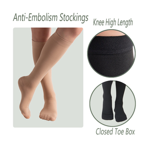 Medias <span class=keywords><strong>de</strong></span> compresión para venas varicosas 20-30 MmHg manguera <span class=keywords><strong>de</strong></span> compresión graduada hasta la rodilla calcetines <span class=keywords><strong>de</strong></span> manguera <span class=keywords><strong>de</strong></span> compresión <span class=keywords><strong>de</strong></span> pantorrilla con punta cerrada - Product Image 5