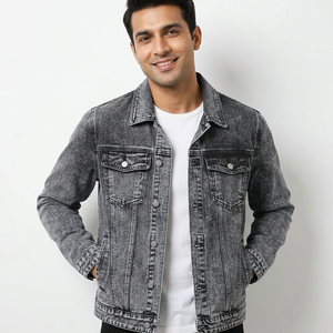 Elegante chaqueta vaquera para hombre, hecha en Pakistán, con ajuste personalizado, precio al por mayor - Product Image 1