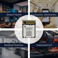 Nordic NRF54L05 para Módulo Sidewalk de Bajo Consumo 6.0, 29 GPIO, BLE Mesh, ME54BS12, Protocolos UART Inalámbricos de 2.4 GHz, MinewSemi
