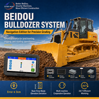 Outils de diagnostic pour niveleuses de terrassement, Pièces de machines de construction 3D GNSS RTK, Affichage LED, Accessoire pour machines industrielles