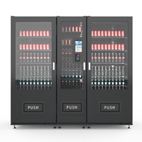 Distributeur automatique intelligent de boissons et de snacks en métal, fonction SDK pour magasins, certifié CE, capacité de 200-300 pièces, écran tactile LCD