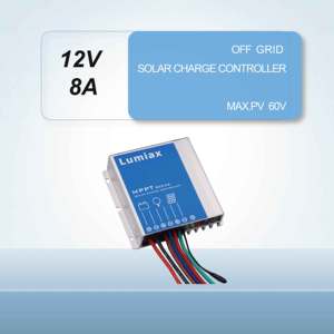 Regolatore Solare 8A 12V Controllore di Carica MPPT per Pannello Solare Stradale LED Driver ad Alta Efficienza Produzione di Fabbrica - Product Image 3