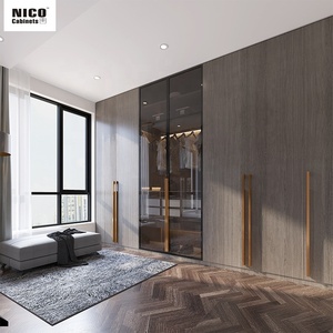 Nicocabinet Tùy Chỉnh Phong Cách Châu Âu Shaker Trang Trí Bằng Gỗ Tủ Quần Áo Thiết Kế Hiện Đại Ngăn Kéo Xử Lý Phòng Ngủ Phòng Tắm Đồ Nội Thất - Product Image 3