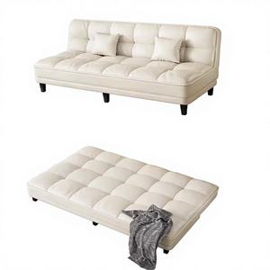 Lit convertible en canapé, canapé-lit pliable pour chambre à coucher, fauteuil inclinable pour deux personnes - Product Image 1