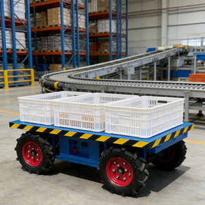 Véhicule de <span class=keywords><strong>transport</strong></span> logistique électrique sans pilote, véhicule de suivi intelligent - Product Image 3