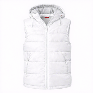 Delta |   Sigma |   Chaleco de punto Theta DST Sorority con bordado personalizado de letras griegas, chaqueta blanca con capucha transpirable para hombre y mujer - Product Image 1