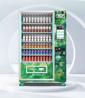 Plage Thème Conception Automatique Distributeur Automatique Combo Intelligent Contrôle Boissons Distributeur Automatique Vente pour Cinéma Bureau École Etc.