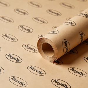 Feuilles de papier doux personnalisées avec logo pour la présentation et l'identité des emballages de produits professionnels et le papier de soie - Product Image 1