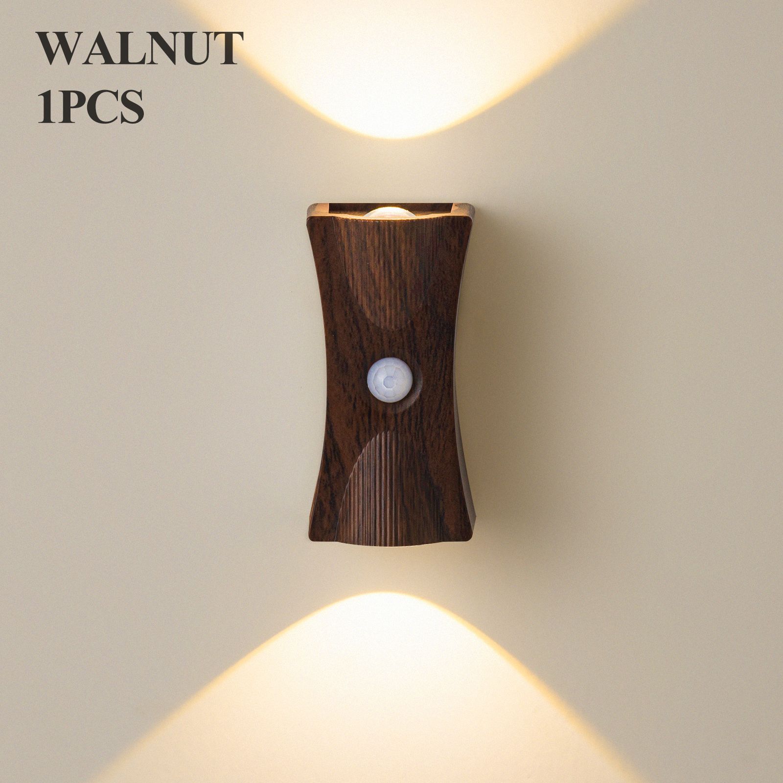 Walnut-frame Three-light Dimmable